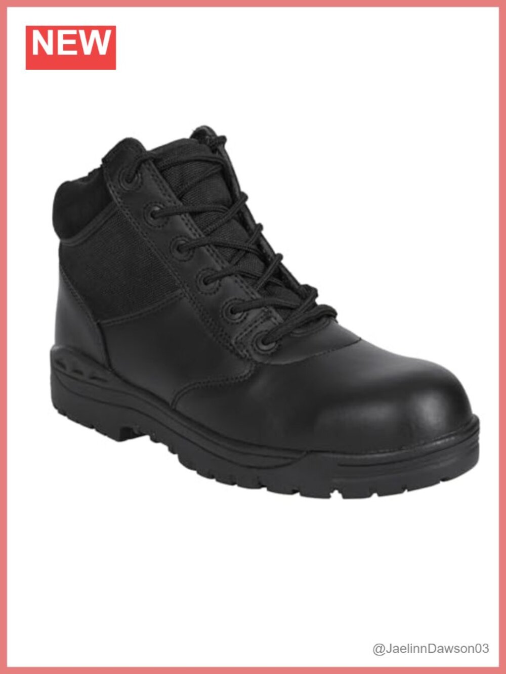 Composite Toe Tactical Boots 6 Inch Lace-Up Water Resistant